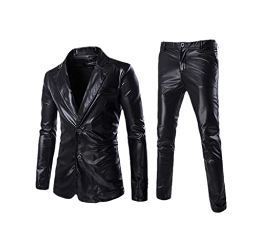 Veste et pantalon de costume noir pour briller lors de vos soirées et shows sur scène
