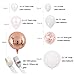 DIY Rose Gold Balloons Garland Kit 70pcs Latex Balloons Confetti Balloons Foil Balloons Combination Arch Garland Banner for Birthday Wedding Party Photo Booth Backdrop Venue Decor (Rose gold)