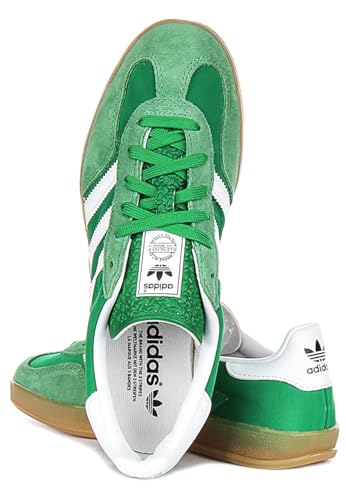 Image of adidas Gazelle Indoor Men's Three Layers Q-Pannel Gum Sole Trainers