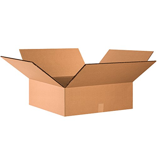 Image of Tape Logic TLHD24248DW Double Wall Boxes, 24 inch x 24 inch x 8 inch, Kraft (Pack of 10)