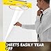 fwipiyo 2 Pack Sticky Easel Pads, Poster Paper 25 x 30 Inches Large Self Stick Easel Paper, Flip Chart Paper for Teachers, Teacher Anchor Chart, 30 Sheets/Pad