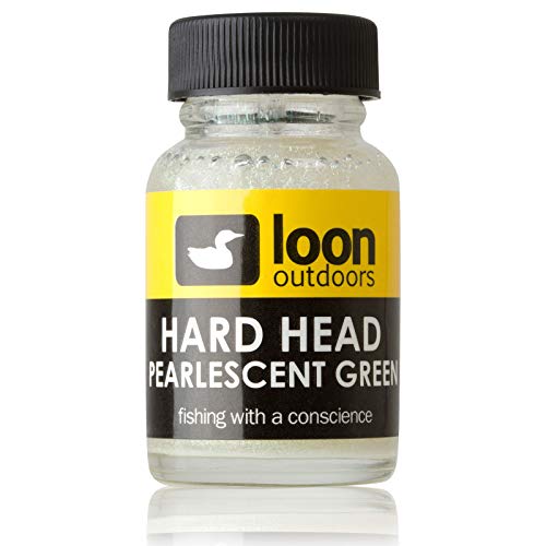 Loon Outdoors Non-Toxic Hard Head Fly Tying Cement Pearlescent Green