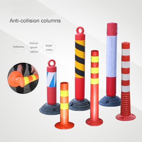 4 postes de amarração de entrada de garagem poste de plástico para estacionamento comercial barreira