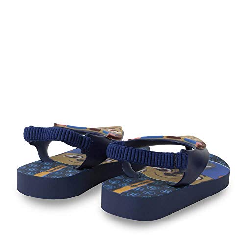 Slide Ipanema Patrulha Canina Baby Bebê Menino S: Azul/G: Azul/Bege 20/21