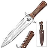 Fur Trader Toothpick Knife With Sheath - Stainless Steel Blade, Wooden Handle, Brass Pins And...