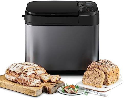 Bild 3 - Panasonic SD-YR2540 Premium Grau Vollautomatischer Brotbackautomat, horizontales Design und Hefespender, 32 automatische Programme, zwei Temperatursensoren, 13-Stunden-Zeitvorwahl, Grau