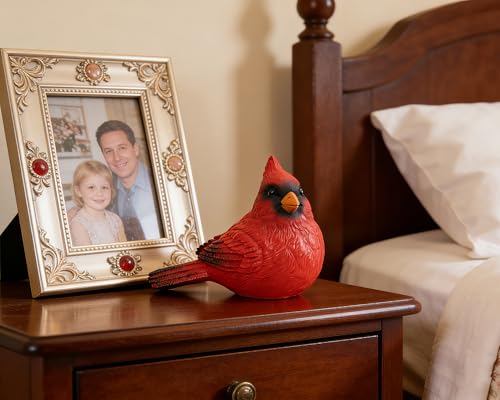 Figura de Cardenal Rojo 8 Pulgadas para Decoración miniatura 3