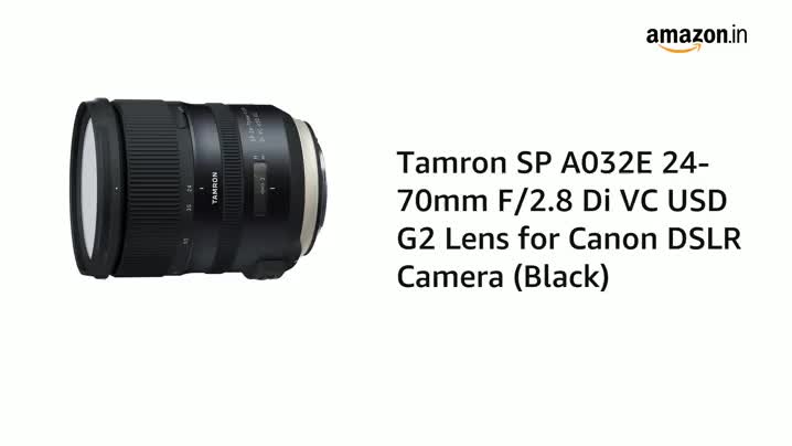 Tamron SP A032E 24-70mm F/2.8 Di VC USD G2 Lens for Canon DSLR