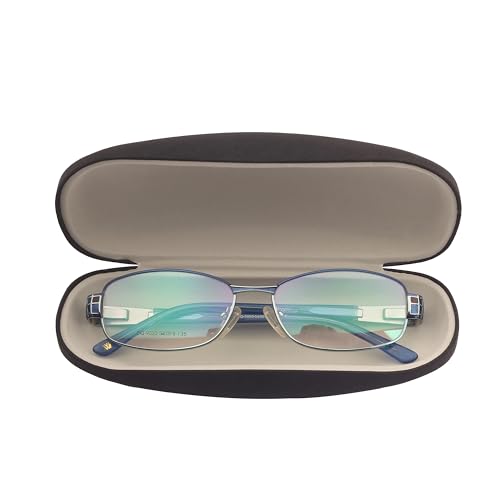 Image of VIVID Vision Unisex Adult Eyewear Specs Case Cover | Screw Driver | Free Cloth | Protect Eye Glasses | Chashma Dibbi | Spectacle Box | HINGE-SPRING | Metal | 3 IN 1