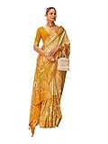 Photo Gallery ethnic emporium sari tradizionale indiano seta pura seta saroski sari sari camicetta 3505, senape, 6.3 mtrs including blouse piece Photo Gallery ethnic emporium sari tradizionale indiano seta pura seta saroski sari sari camicetta 3505, senape, 6.3 mtrs including blouse piece