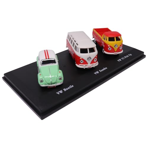 Set de regalo Volkswagen Coca Cola 3 piezas 1:72 miniatura 1