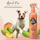 Pet Head Quick Fix Fellspray für Hunde | Pfirsichduft | Desodoriert, Pflegt und Beruhigt das Fell Ihres Hundes | pH-Neutral | Vegan & Tierversuchsfrei | Sanfte Formel für Welpen | 300ml
