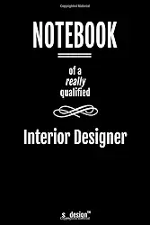 Notebook for Interior Designers/Interior Designer: awesome handy Note Book [120 pages blank dotted dot grid paper]