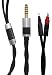 KK Cable H-PW WM1A/1Z, NW-ZX300A, PHA-2A 4.4MM Male Balanced for HD580, HD600, HD650 etc. Headphones Replacement Cable, Audio Upgrade Cable. (1.5M/4.9ft)
