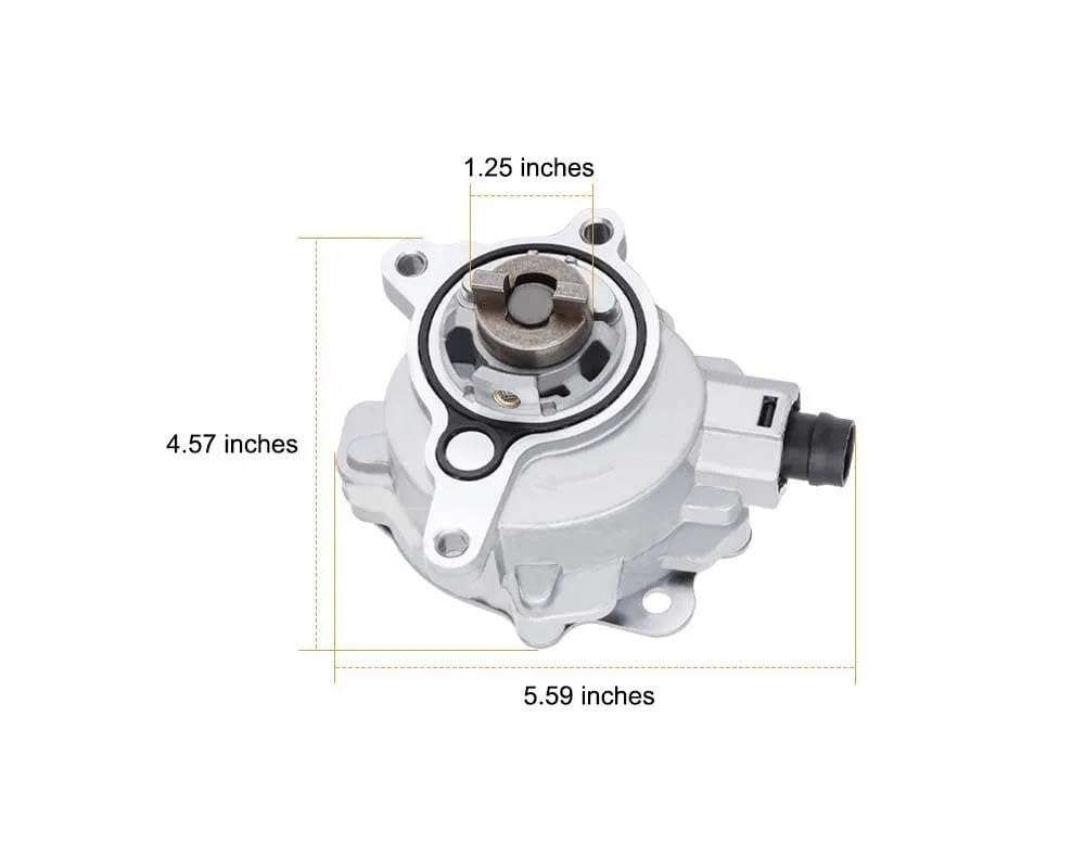 pompe à vide Pompe À Vide De Servofrein LR047384 Pour Lincoln MKC 4 Cylindres 2.0 L Eco-boo-st (204 Ch) 2015-2019 2.0 L 2012-2018 724807650 LR025601 Pompe à vide de frein automobile