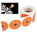 250PCS 2inch Stickers Roll Adhesive Reactive Paper with Fluorescent for BB Gun