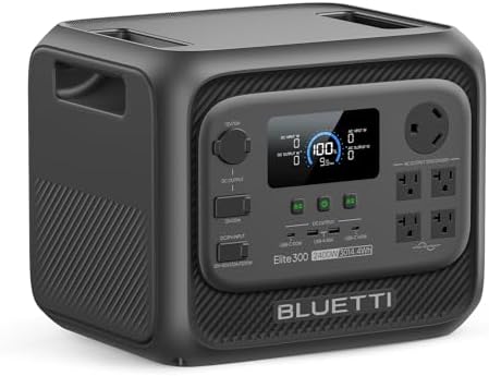 BLUETTI Elite 300 Portable Power Station, 3014Wh LiFePO4 Battery ...