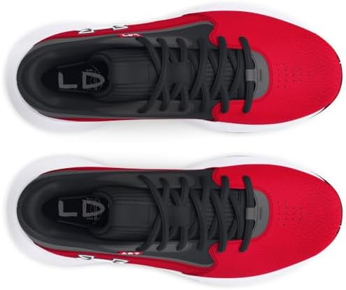Under Armour Unisex-Adult Lockdown 7 Sneaker, (600) Red/Black/Red, 12 Women/10.5 Men - 3