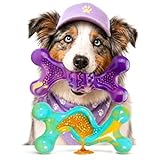 Kseroo Dog Toys for Aggressive Chewers: Larger Size, Weighing 400g, 2 Pack Tough Dog Toy for Medium & Large Dogs Weighing 30-120 lbs, Indestructible Dog Chew Toys