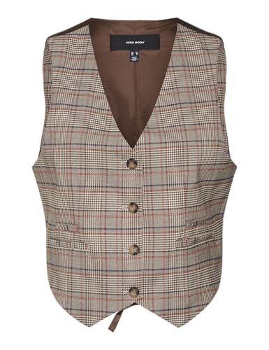 Chaleco de traje de mujer VERO MODA Vmellie Sl Check 1