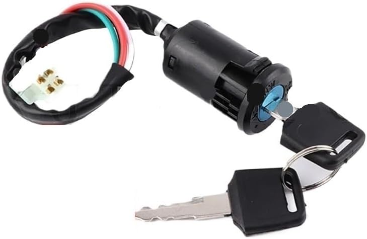 Ignition Switch 2 Wires Ignition Switch On-Off Lock For Scooter ATV Motorcycle Motorbike Quad Dirt Bike Parts