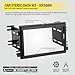 Scosche ICFD6BN Double DIN Radio Install Dash Kit Compatible with Select 2007-14 Ford and & Mercury Vehicles with Premium Sound - Complete Car Stereo Installation Kit - See Vehicle Fit Guide in Images