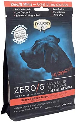 Zero/G Roasted Salmon Recipe Mini Dog Treats, 6 oz