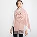 RIIQIICHY Cachemira Invierno Reversible Bufanda Pashmina Chal Mantón para Mujeres Más Grueso...