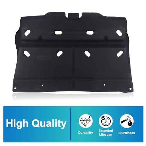 Image of Engine Splash Shield Under Diaper Compatible with 2015-2020 Ford F150 Gasoline Engine (Not Fit Raptor Model /Not Fit 3.0L Diesel) Rplace# ML3Z-7222-D