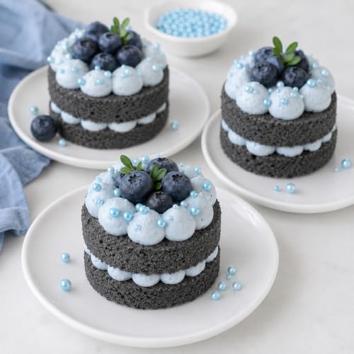 Image of Sprinkles for Cake Decorating Edible Pearls 10.8oz Blue Pearl Sprinkles