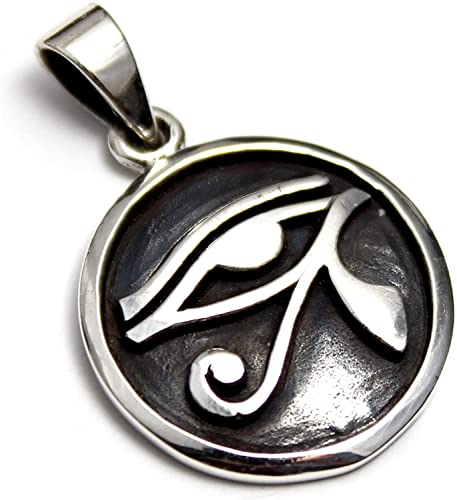 Mejores precios y opiniones de Amuleto ojo horus los diez mejores. 31 COSUMOSU - Colgante de plata de ley 925 con ojo de horus (carabo, ojo de horus), Plata esterlina, Sin gemas.