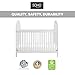 Soho Baby Everlee 3-in-1 Island Crib, Whitewash