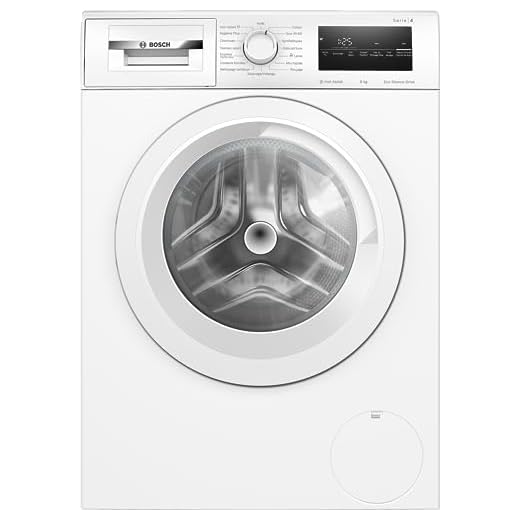 Bosch WAN24228FR, Série 4, Lave linge hublot, 8 kg, 1200 trs/min, Blanc