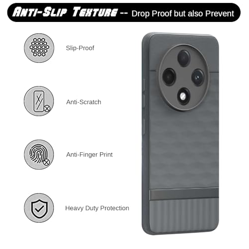 Image of Shockproof Case for Oppo F27 Pro 5G / F27 Pro Plus 5G | Full Camera Protection | TPU Flexible Back Cover for Oppo F27 Pro 5G / F27 Pro Plus 5G (Graphite Grey)