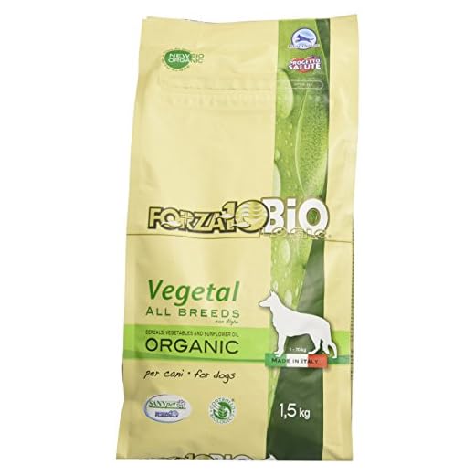 Forza10Bio Crocchette Vegetali con Alghe per Cani di Tutte Le Taglie, Bio - 1500 gr