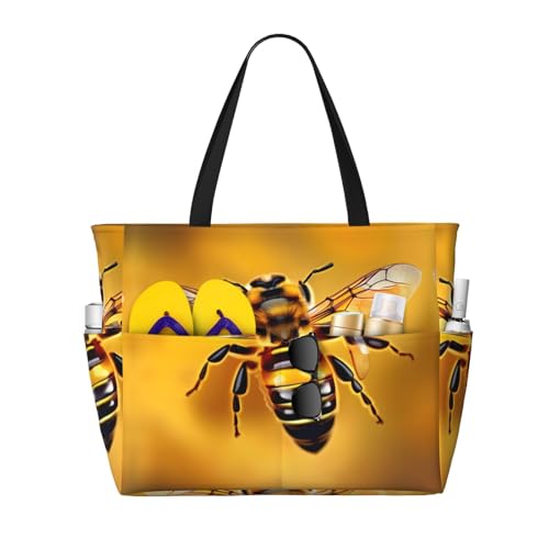 Sac à bandoulière imperméable abeille chic pour femme