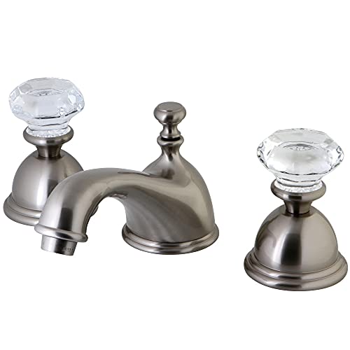 Kingston Brass KS3968WCL Celebrity 8-Inch Widespread Lavatory Faucet, Brushed Nickel