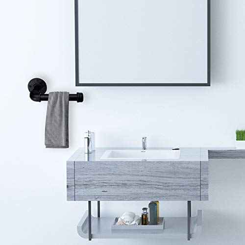 Industrial-Pipe-Toilet-Paper-Holder-DIY-Vintage-Rustic-Paper-Holder-Towel-Racks-Heavy-Duty-Pipe-Roll-Tissue-Holder-with-Mounting-Screws-for-Bathroom-Bedroom-Kitchen-Black-2 Industrial Pipe Toilet Paper Holder DIY Vintage Rustic Paper Holder Towel Racks Heavy Duty Pipe Roll Tissue Holder with Mounting Screws for Bathroom Bedroom Kitchen Black 2