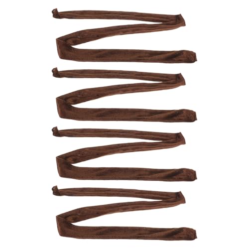 Anneome Funda Protectora para Cadena de Lámpara de Techo Set de 4 Unidades de Tela Antióxido Color Café 100 CM Cubierta Duradera para Decoración y Protección el Hogar