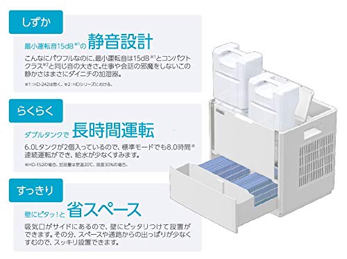 Amazon.co.jp: ダイニチ (Dainichi) 加湿器 ハイブリッド式(木造和室30  