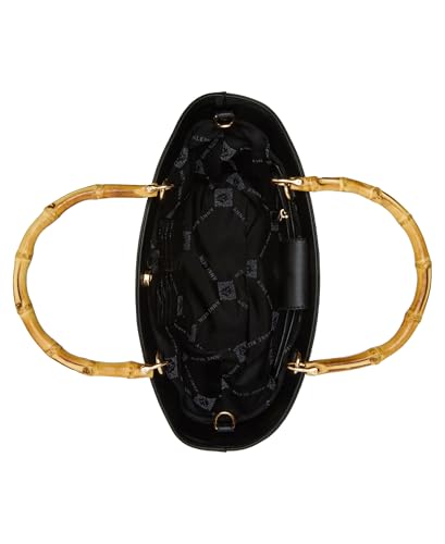 Bolso Tote pequeño Anne Klein con asa bambú miniatura 3
