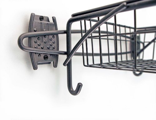 Organized Living Activity Organizer Bike Rack With Basket , Granite Gray - 7115-5040-50 #TOP4