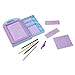 Melissa & Doug Princess Design Activity Kit - 9 Double-Sided Plates, 4 Colored Pencils, Rubbing Crayon