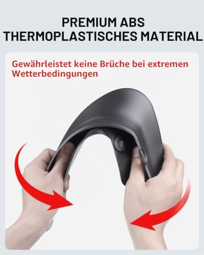 BASENOR 2017-2023 Tesla Model 3 Schmutzfänger Spritzschutz Kotflügel Kein Bohren Kein Klebeband Schmutzfänger Allwetterschutz Kotflügel für Model 3 Außenzubehör (4er Set)