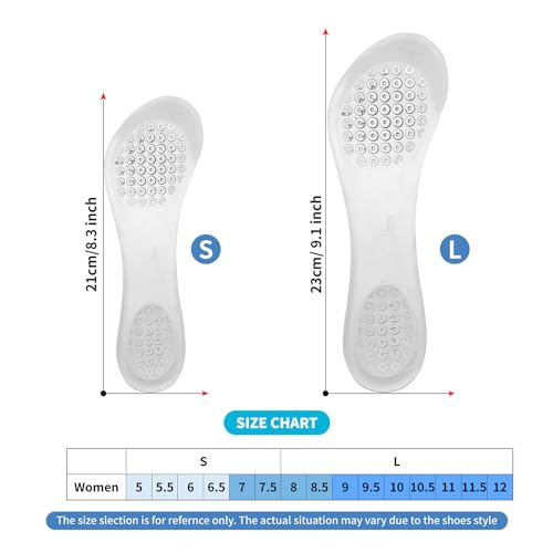 2 pares de plantillas de gel para tacones altos para mujer miniatura 2