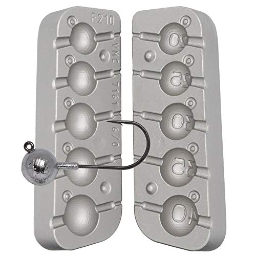 Stampo Per Piombi Da Pesca In Alluminio BUGMOLDS – Crea Esche E Maschere Sottospin Per Bass E Acqua Dolce