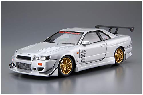 BNR34 Skyline GT-R 2002 AOSHIMA idée cadeau idéale pour passionné de tuning japonais 1/24