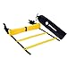 SPRINGOS Échelle de coordination pour football - 4 m - 8 échelons - Accessoire d'entraînement - Fitness - Vitesse - Football - Basketball - Tennis - Badminton - Jaune 4 m