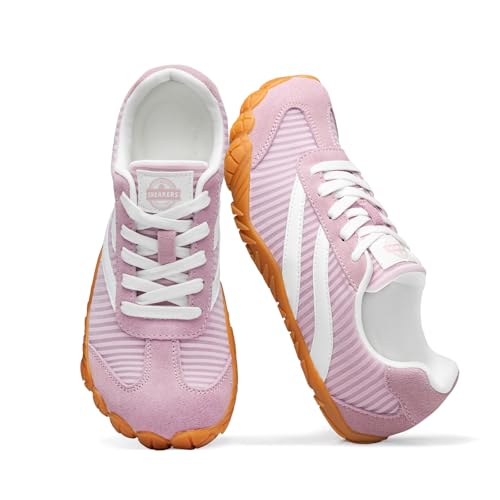 Image of Barefoot Shoes Women Casual Sneakers,Wide Toe Box Shoes Women Zero Drop Barefoot Shoe Men,Minimalist Trail Running Shoe,Non-Slip Lightweight Breathable Comfortable Fashion Walking Hiking Shoes Unisex