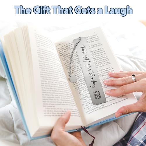 Funny Bookmarks for Women, Christian Gifts for Women Readers, Metal Bookmark for Book Lovers, Christmas & Birthday Gifts for Her, Best Friend, Sister, Wife, with Gift Box, I'm Reading — view 6